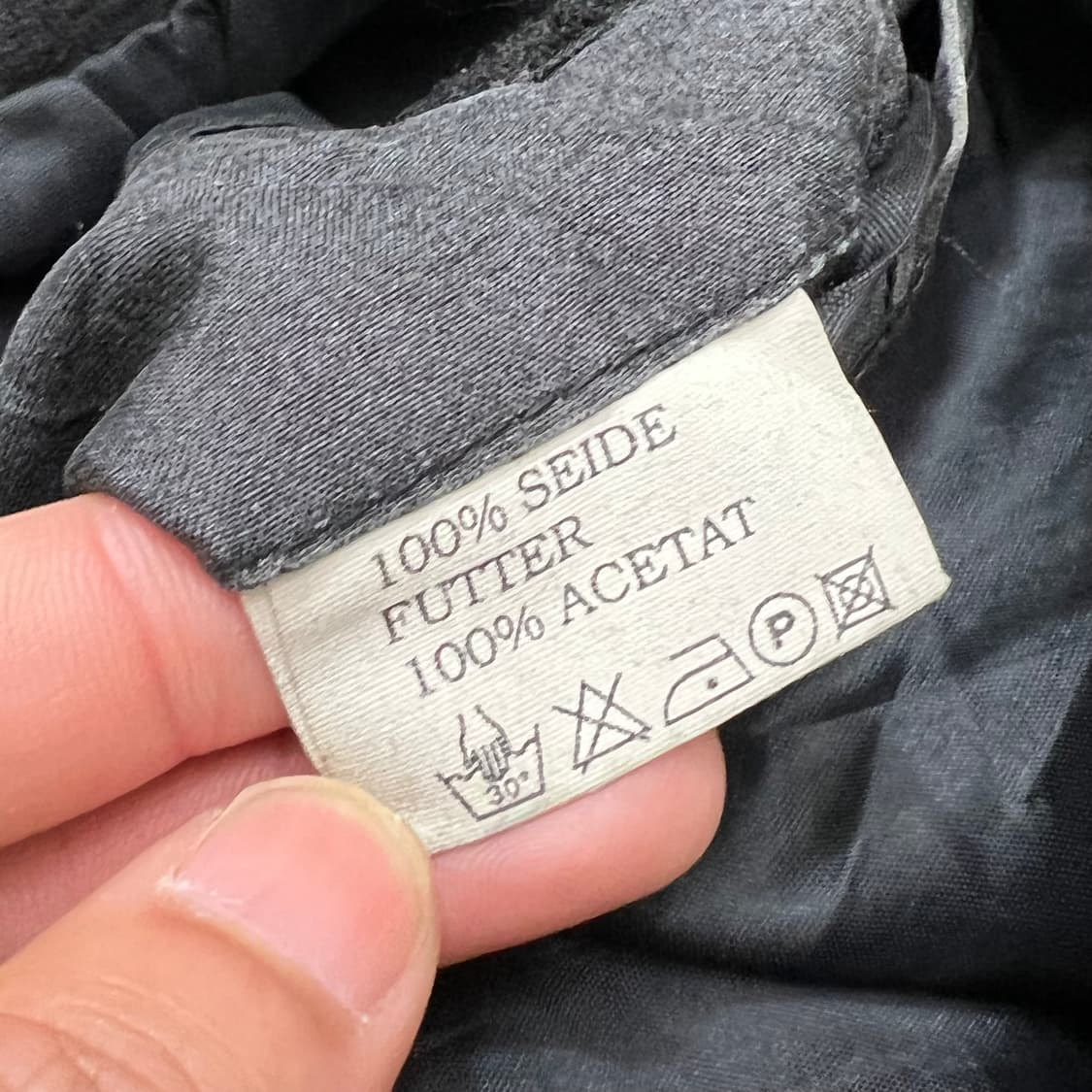 빈티지 실크 봄버 자켓 (블랙) 상품이미지7