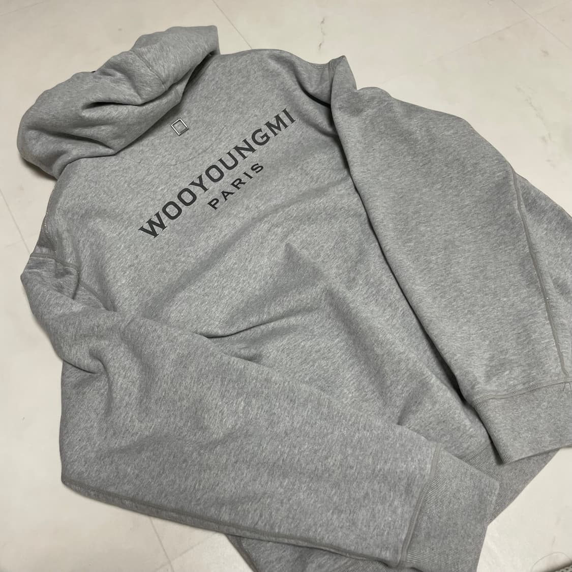 우영미 정품 후드티 그레이 (52사이즈) 105 상품이미지1
