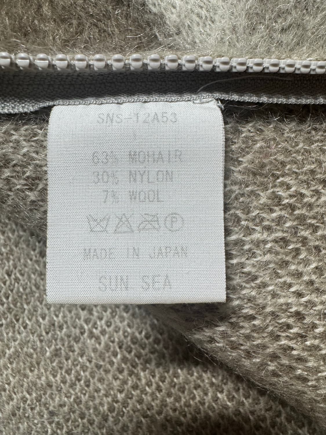 선시 12AW 모헤어 아가일 니트 상품이미지5