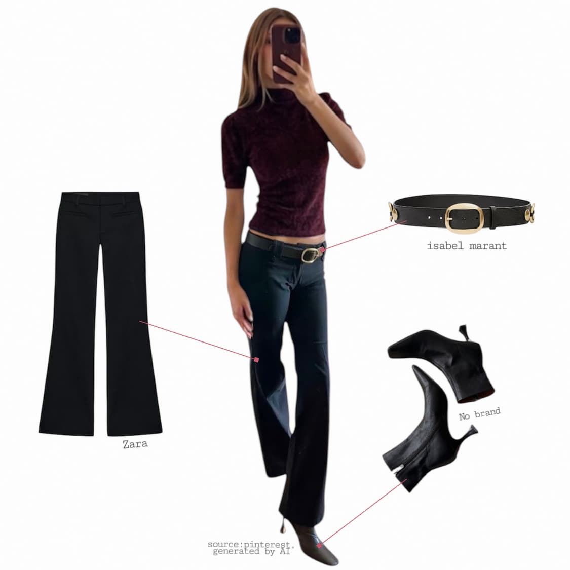 00s gerard darel 셔닐텍스처 모크넥 니트 상품이미지2