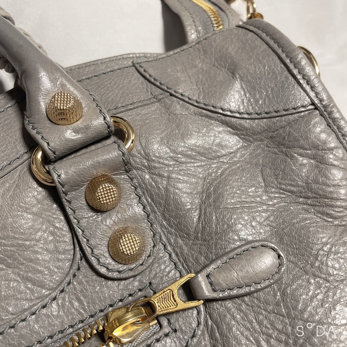 발렌시아가 모터백 그레이 상품이미지5