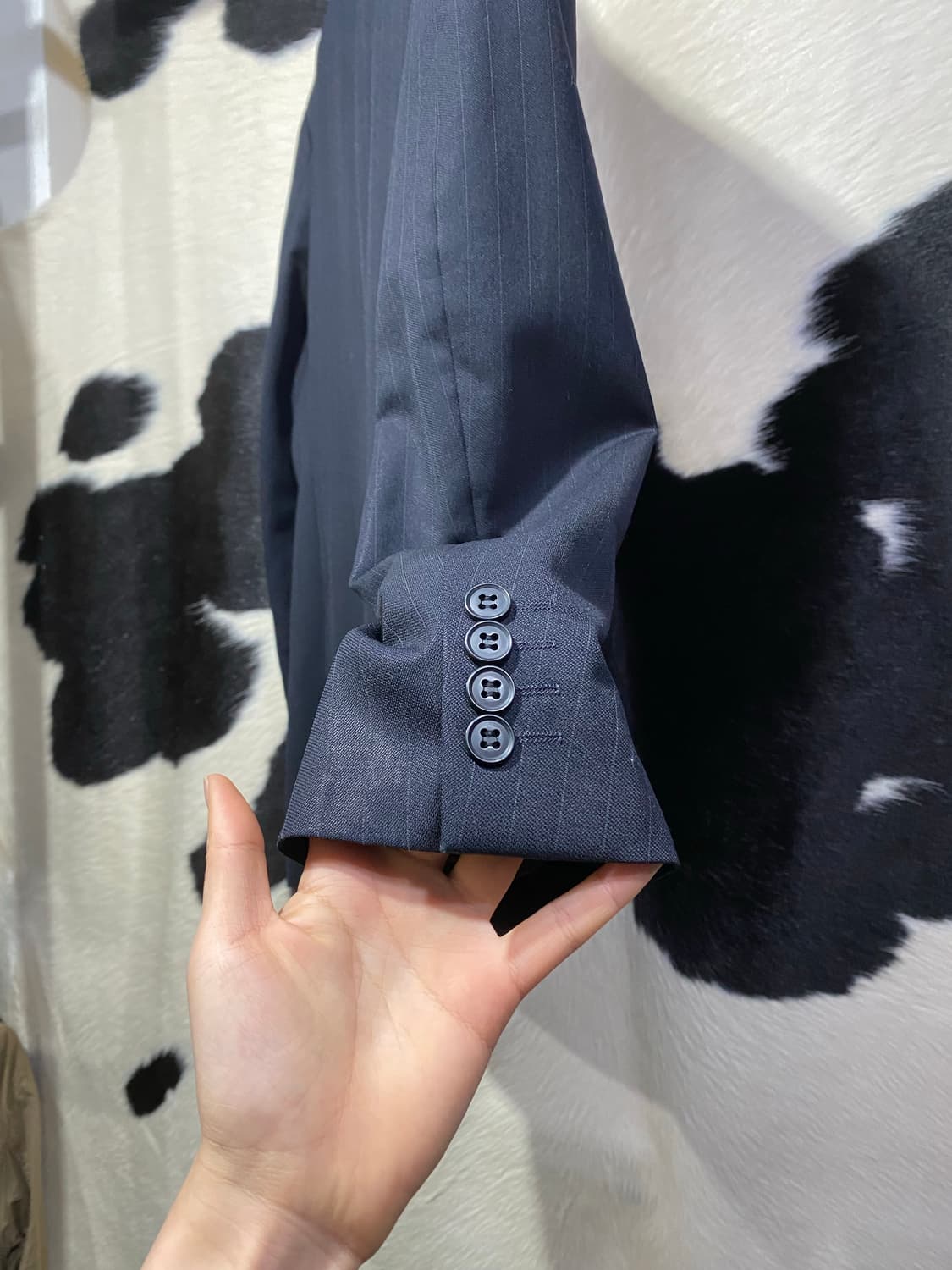 Intimage 스트라이프 쓰리버튼 블레이저 상품이미지6