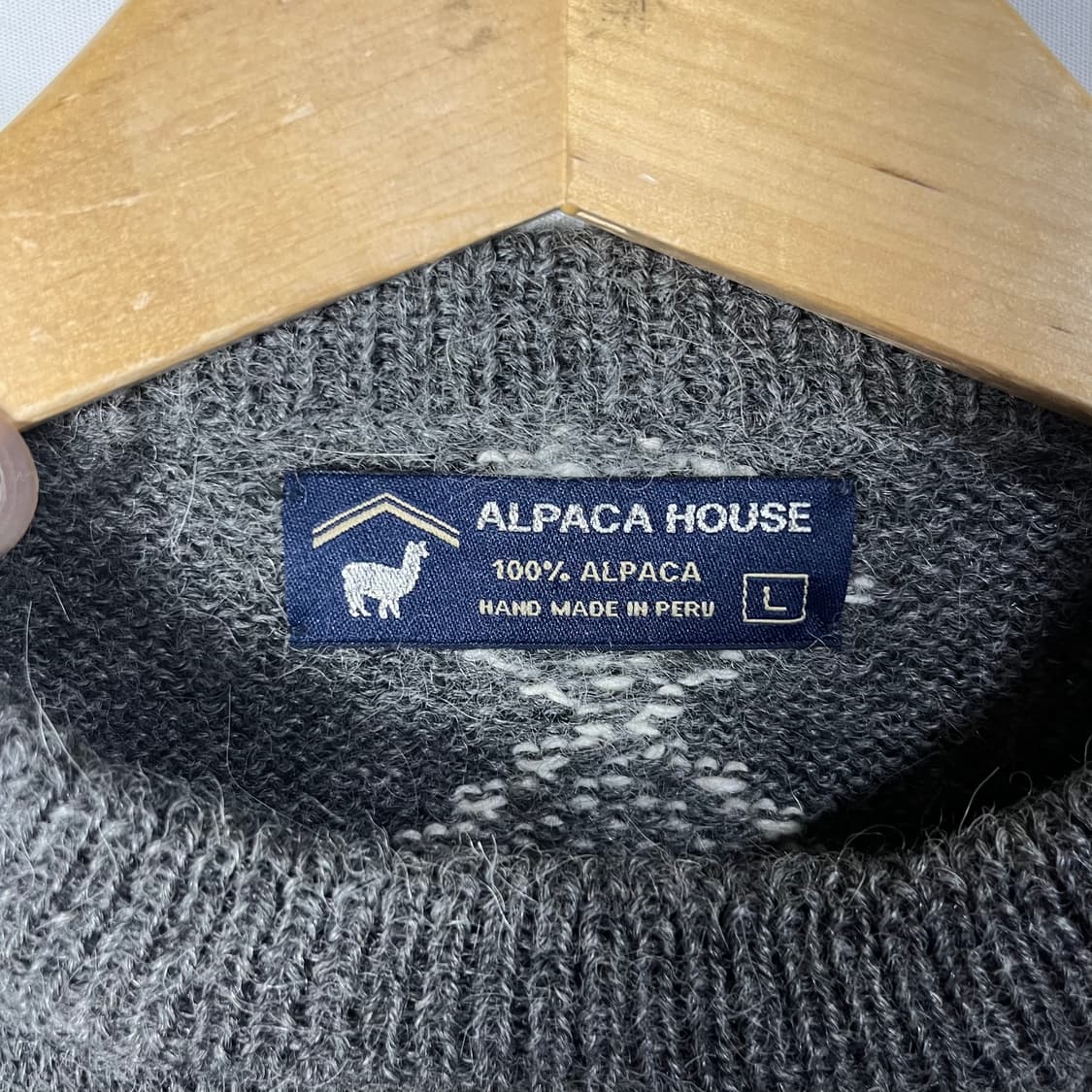 [Alpaca house] 패턴 알파카 니트 상품이미지5