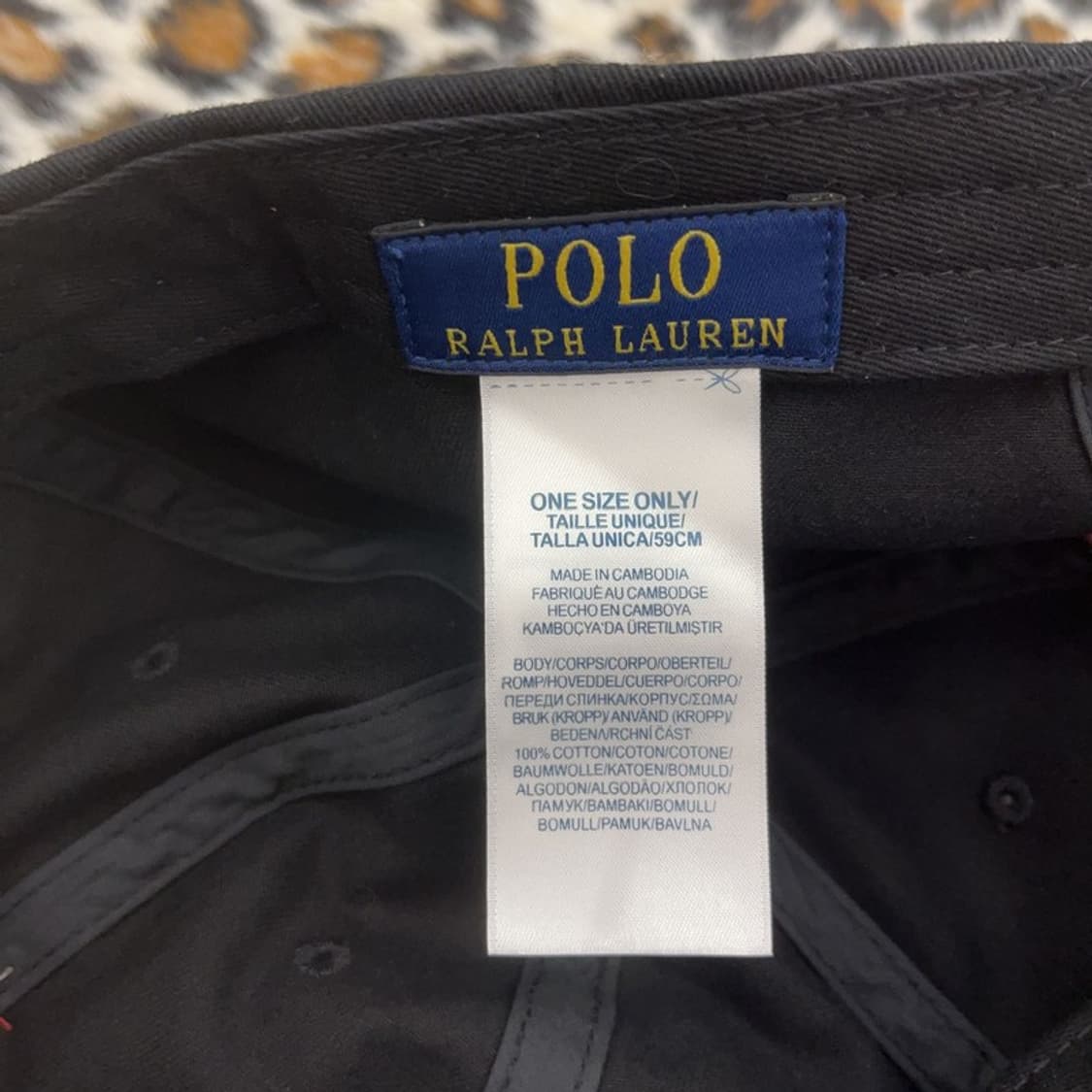 폴로 랄프로렌 빈티지 캐주얼 레드포니 볼캡 C09727 상품이미지5