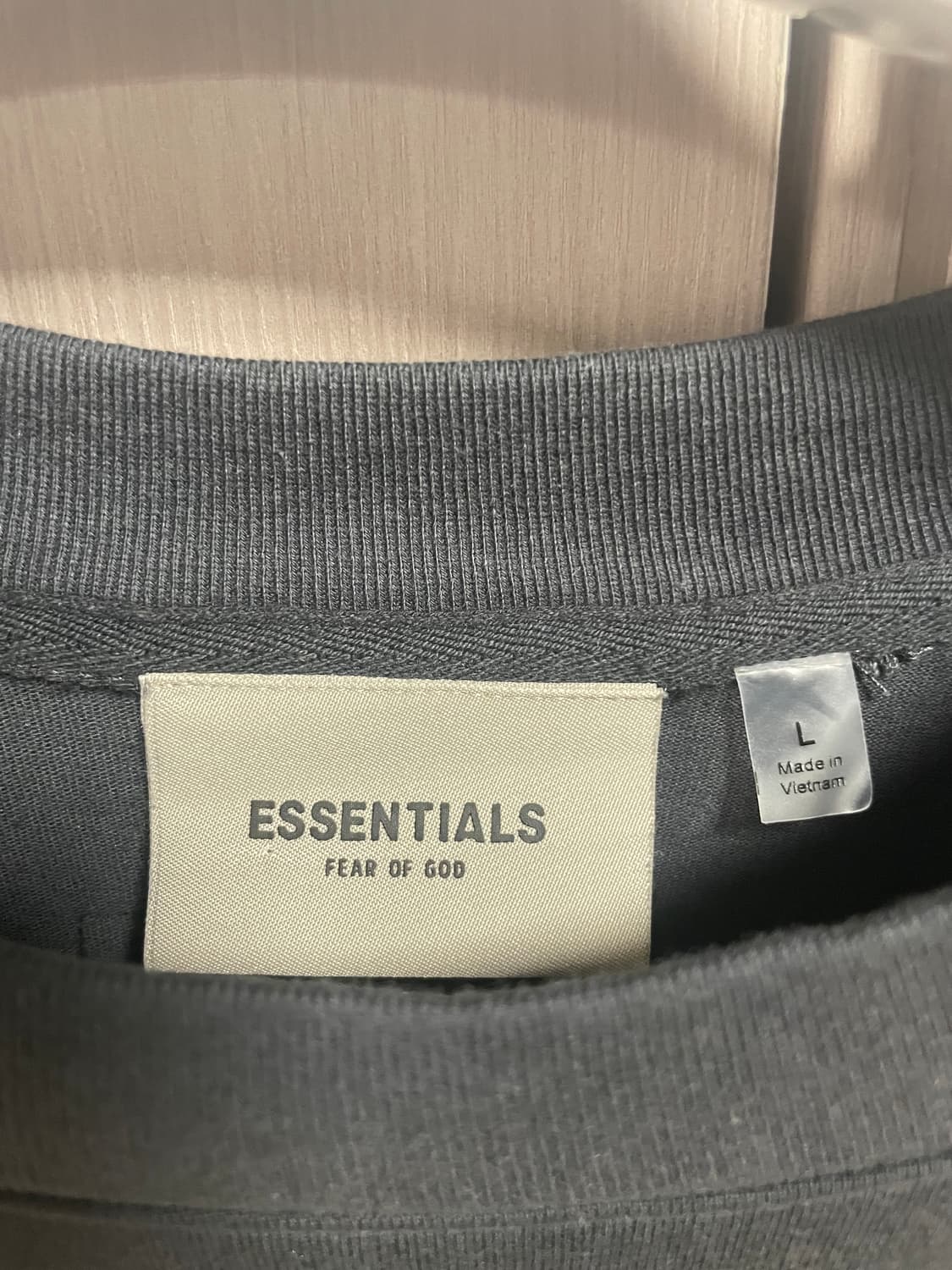 에센셜 롱슬리브 티셔츠 블랙 - 21SS 상품이미지4