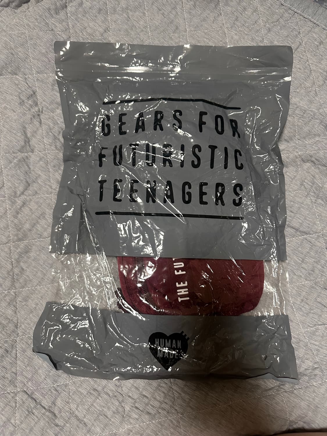 휴먼메이드 휴메 밀리터리 파우치 백 레드 상품이미지2