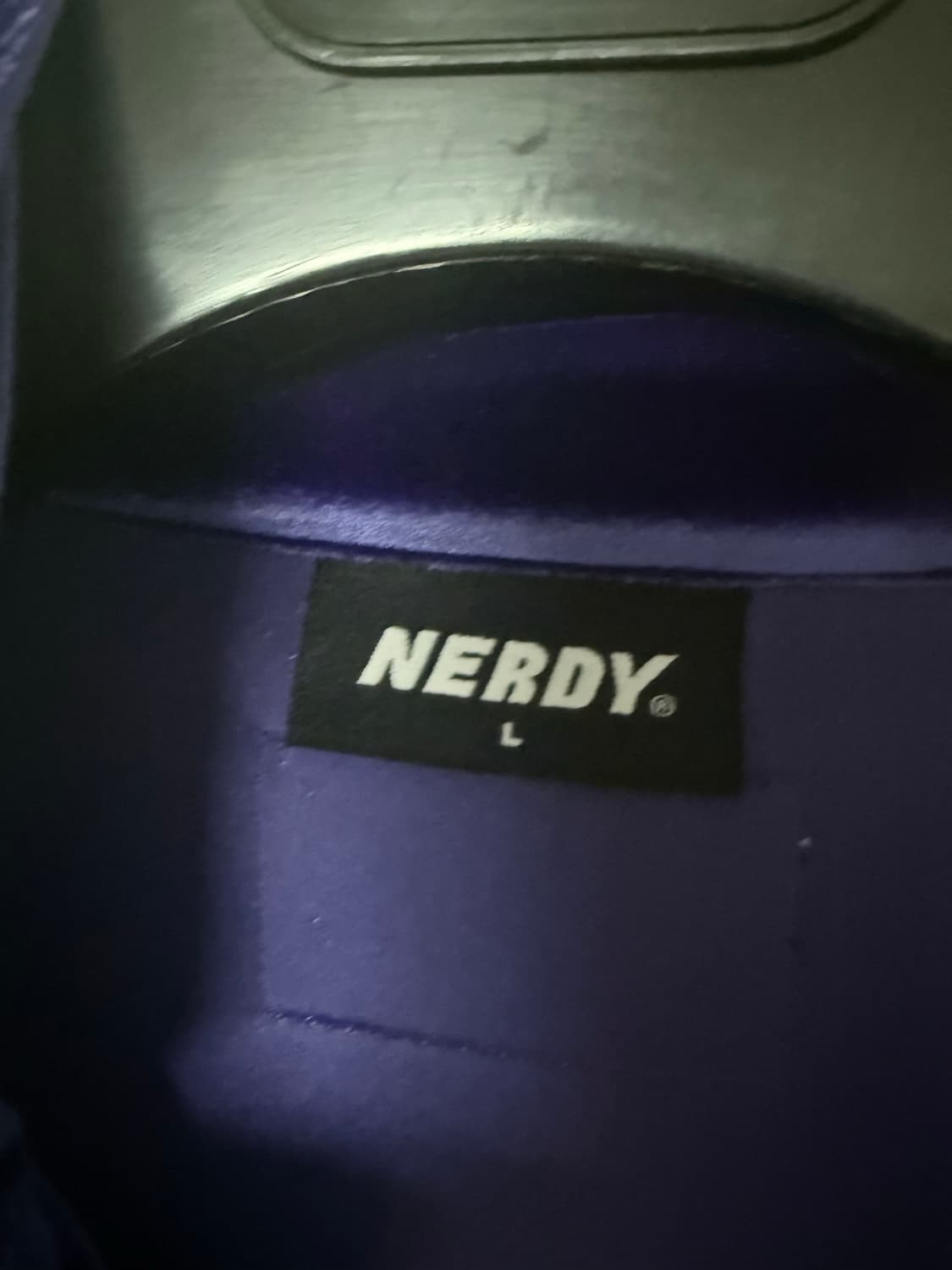 널디 벨벳 트랙탑 퍼플옐로우 L 상품이미지4