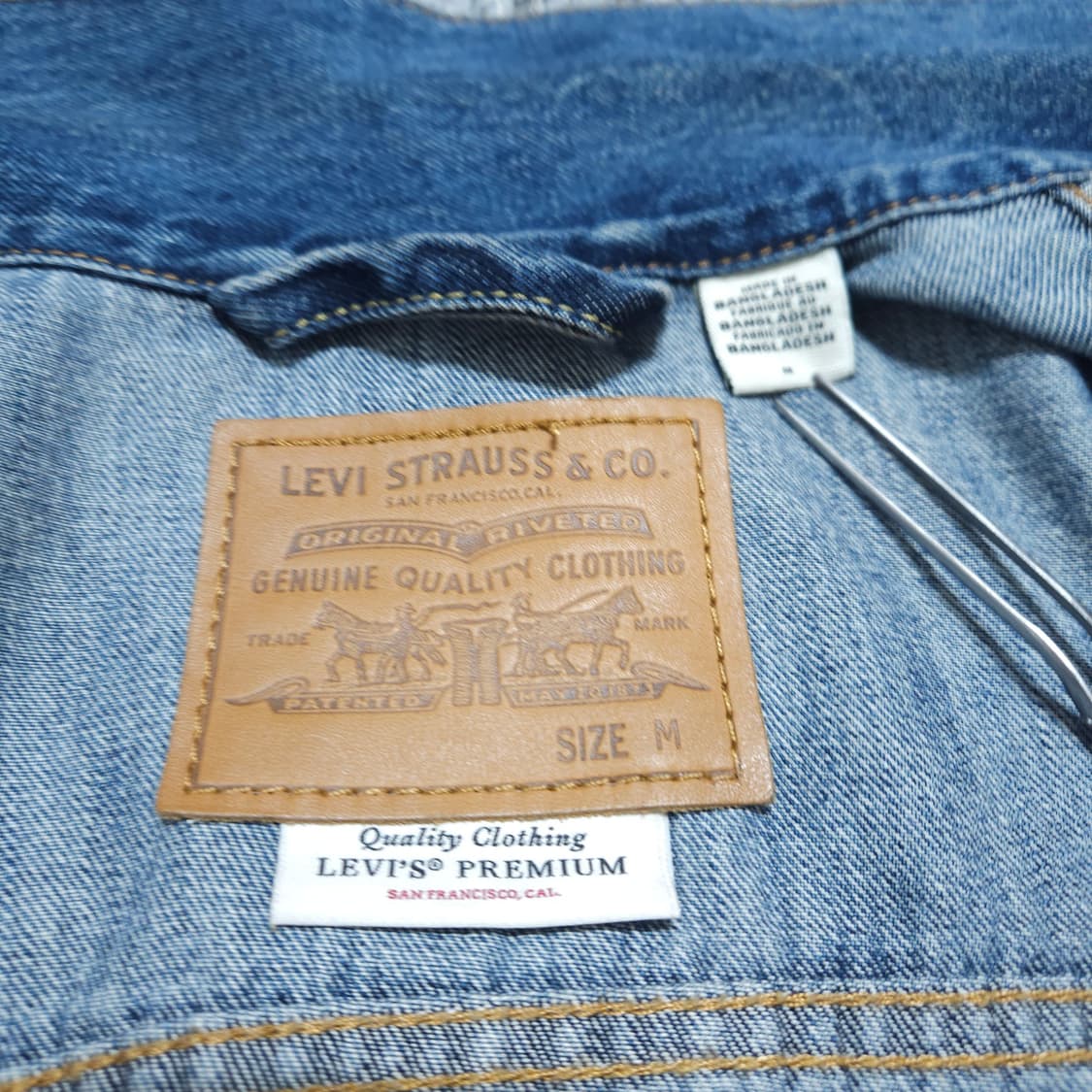 리바이스) M 남자 트러커자켓 청데님자켓 / 왕눈이샵 상품이미지9