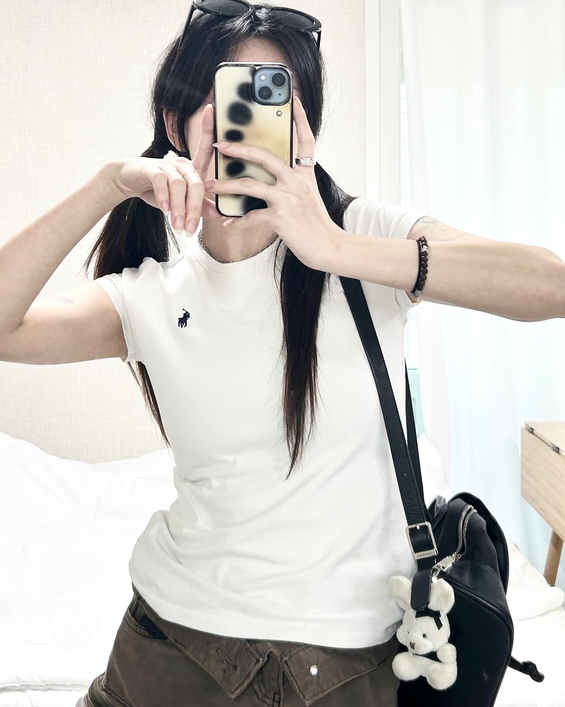 폴로 네이비포니 화이트 반팔 상품이미지4