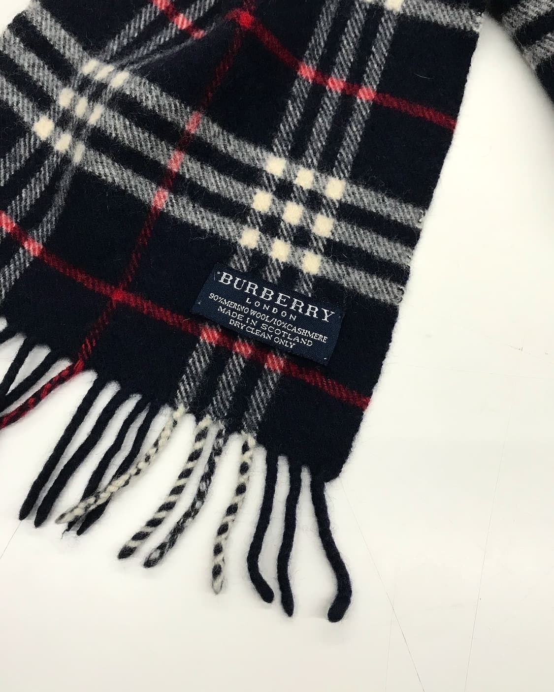 버버리 로고 체크 캐시미어 머플러 상품이미지2