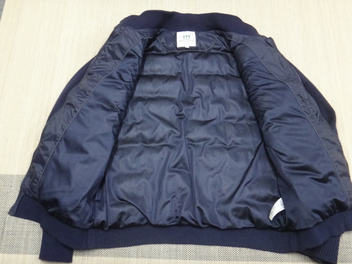 (2XL) 헨리코튼 골프 남성 니트배색 다운 패딩 점퍼 상품이미지7