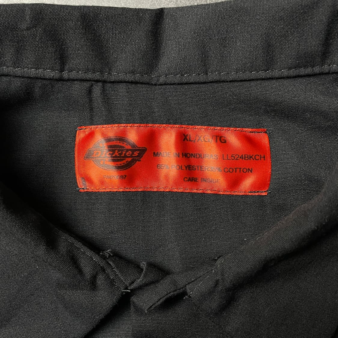 DICKIES 디키즈 빈티지 블랙 그레이패널 워크 셔츠 A00862 상품이미지9