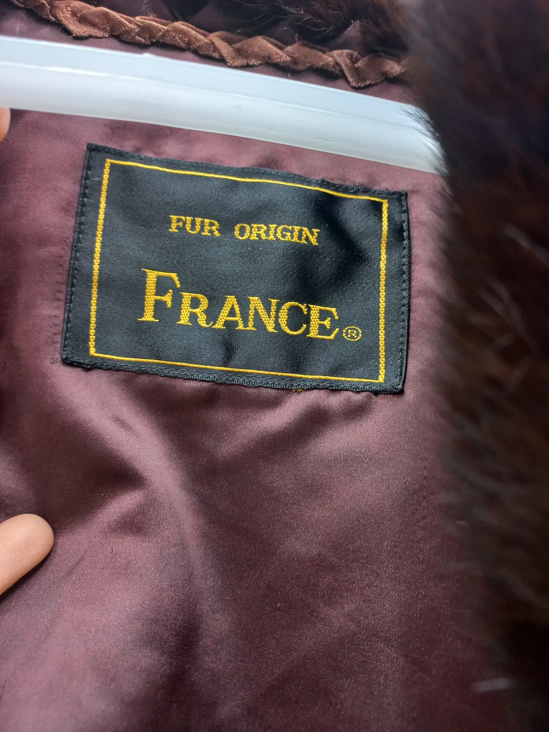 France 밍크 코트 브라운 상품이미지4