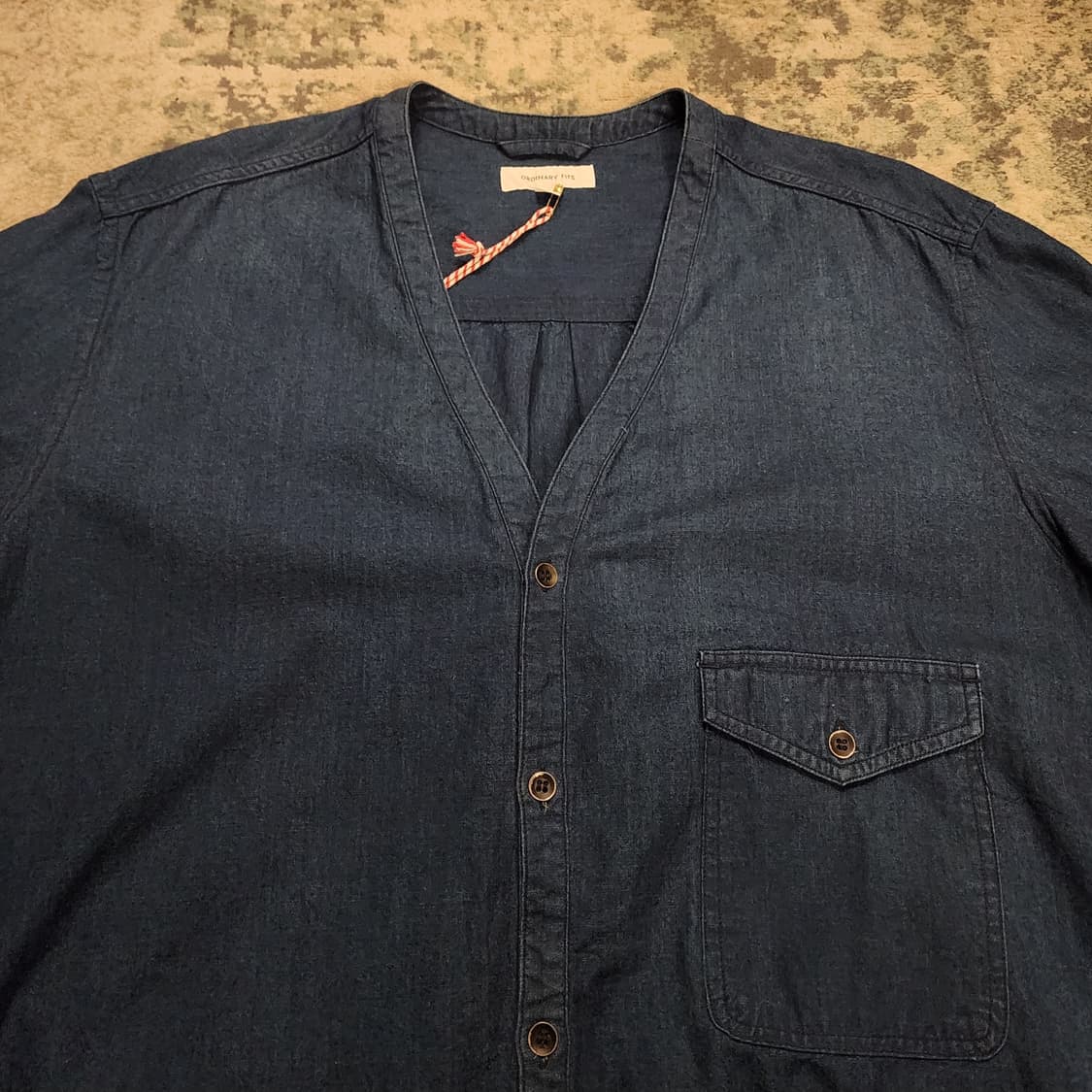 오디너리 핏츠  논카라 셔츠 상품이미지3