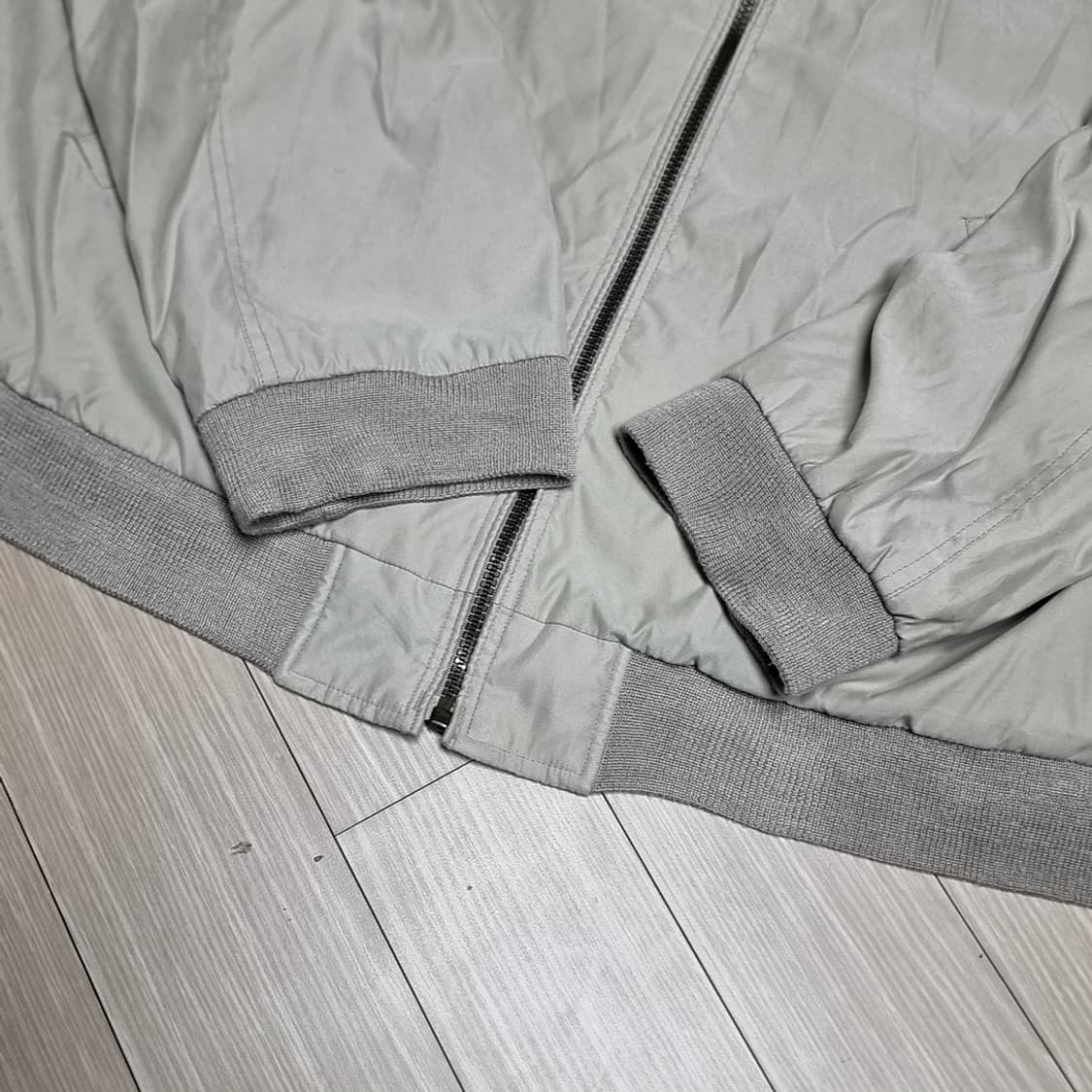 미제 usa 80s 빈티지 폴로 랄프로렌 베이지색 바람막이 점퍼 (XL) 상품이미지5