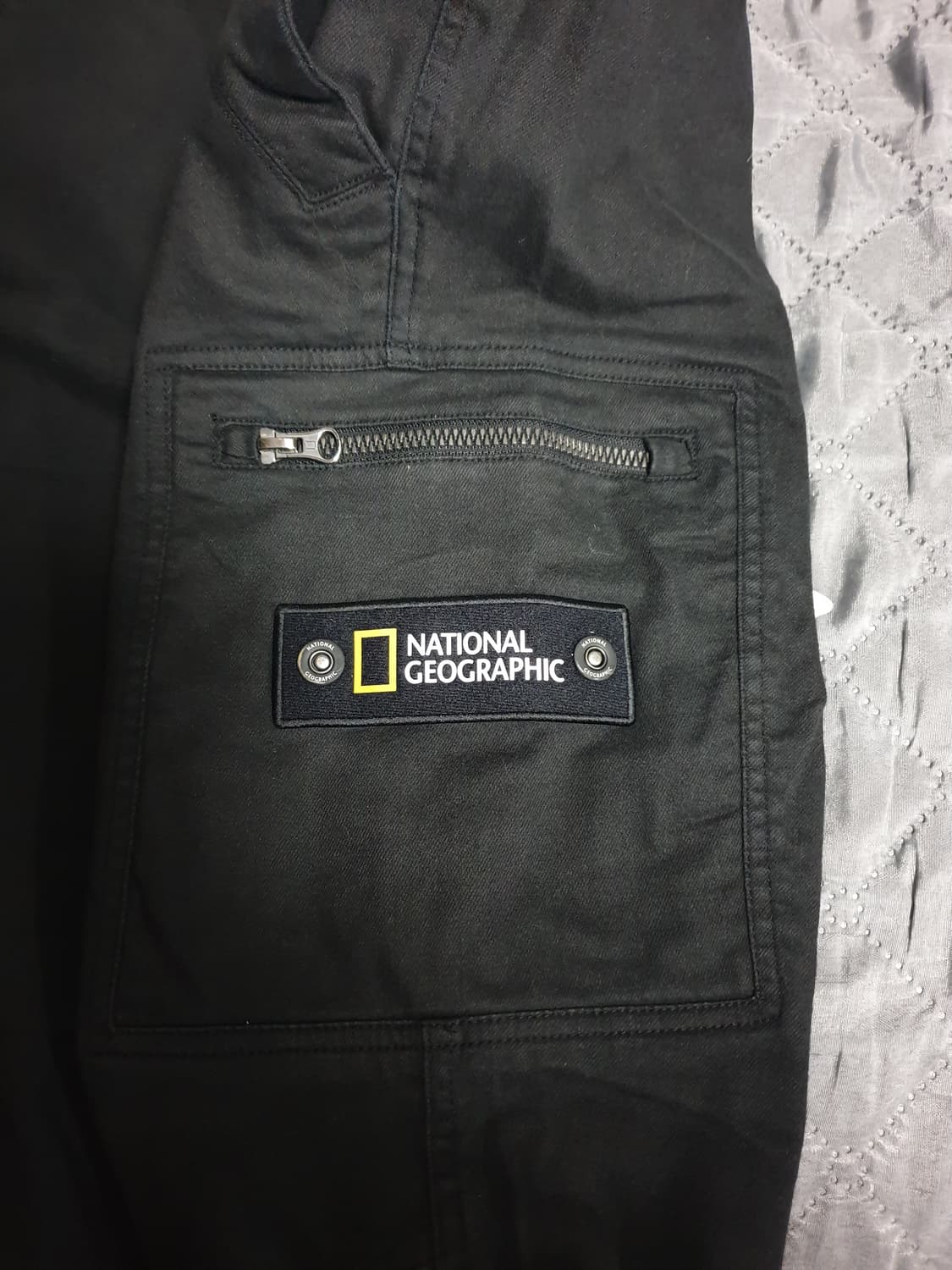 내셔널지오그래픽 스판 기본핏 카고 포디아 팬츠 블랙 (32) 상품이미지3