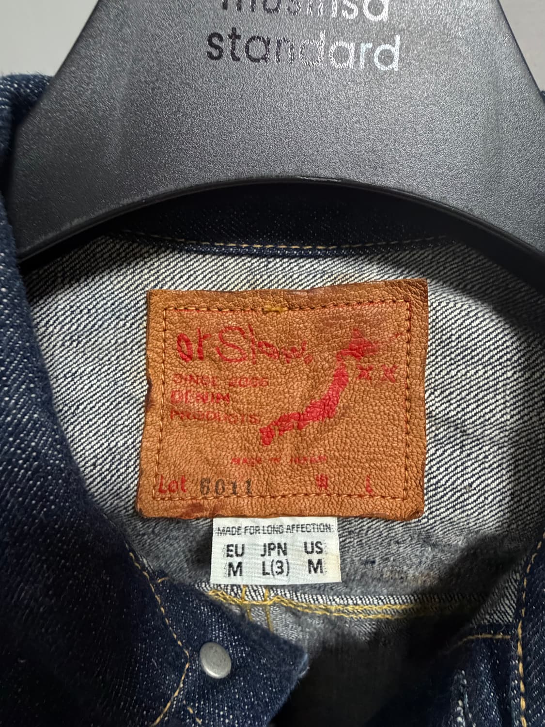 오어슬로우 1세대 데님자켓 3사이즈 상품이미지3