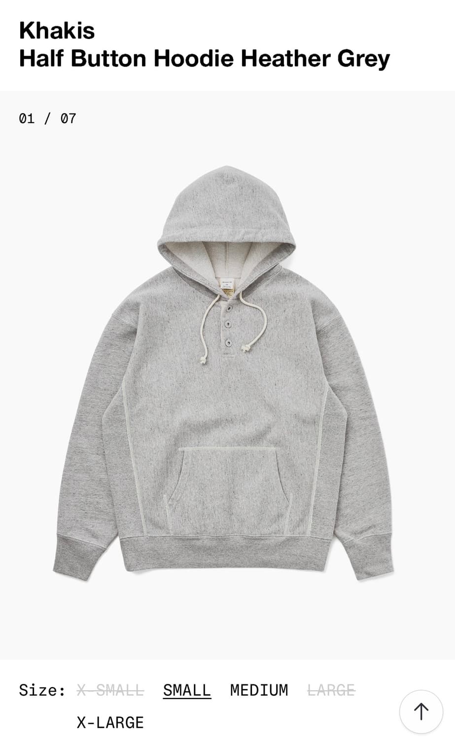 카키스 후드티 후디 (레드,그레이) 상품이미지2