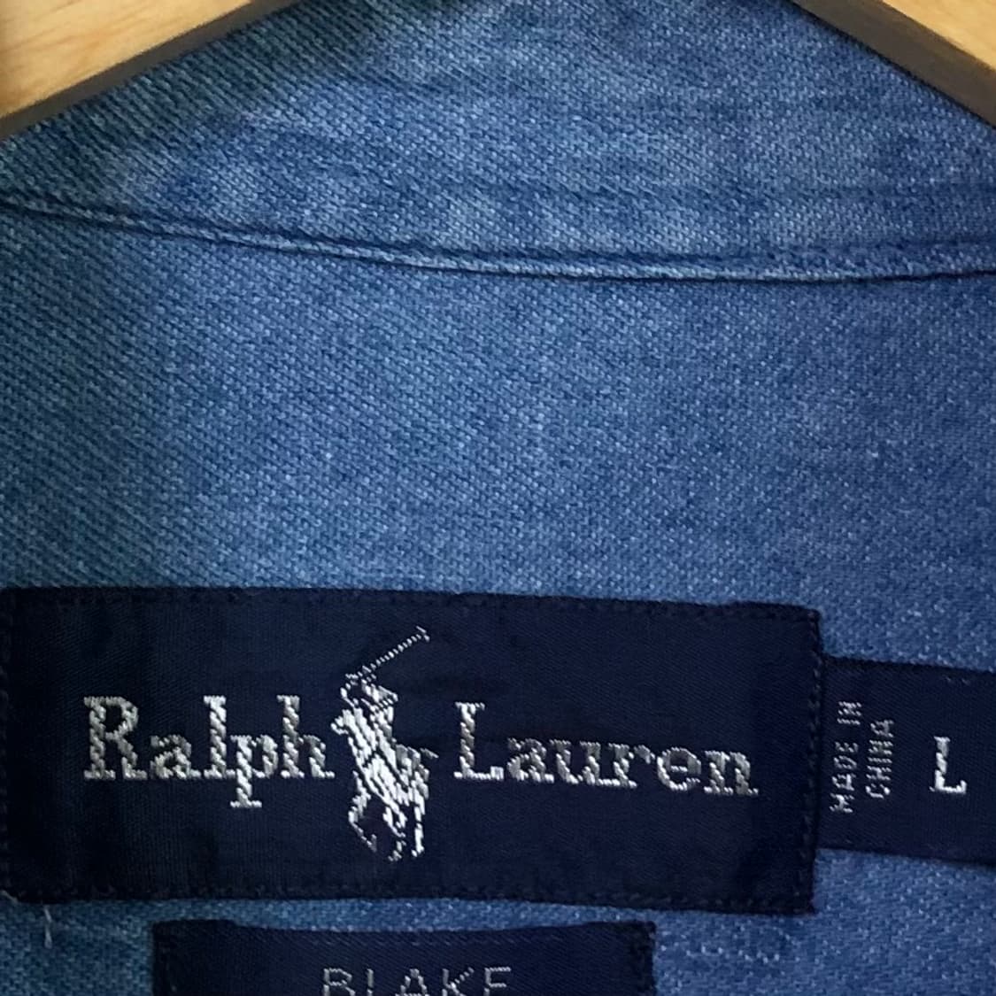 XL 폴로 데님 셔츠 상품이미지3