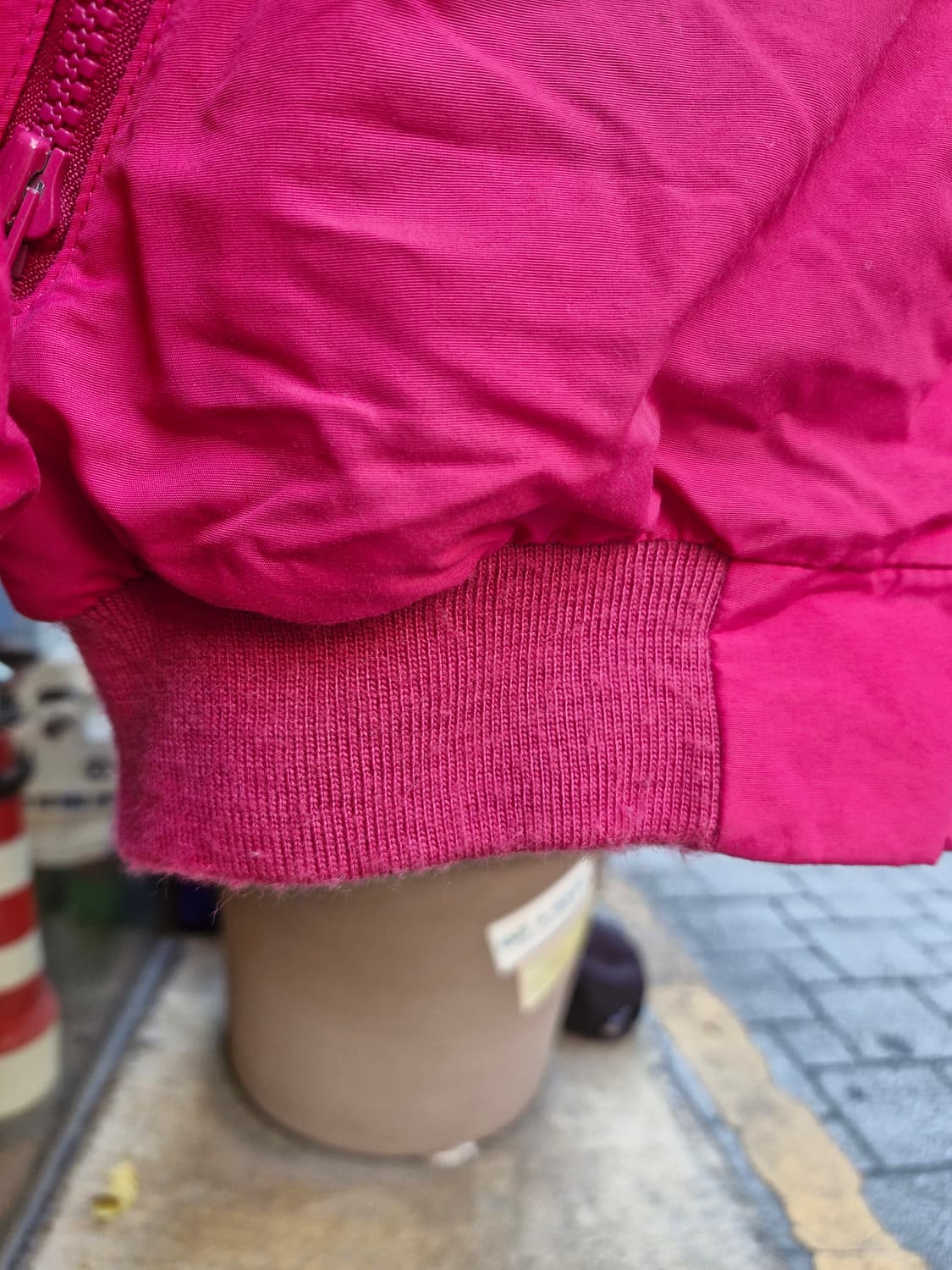 Z-112 90s 엘엘빈 나일론 웜업 자켓 체핑 상품이미지4