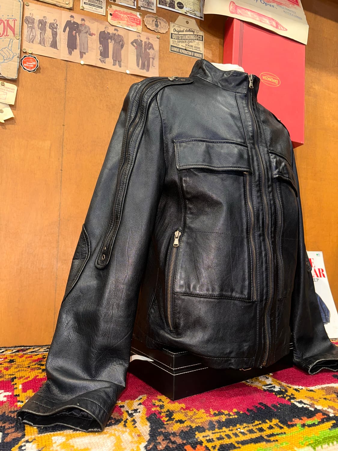 ( M ) 가죽자켓 바이커가죽 라이더자켓 레더자켓 이테리양가죽 상품이미지3