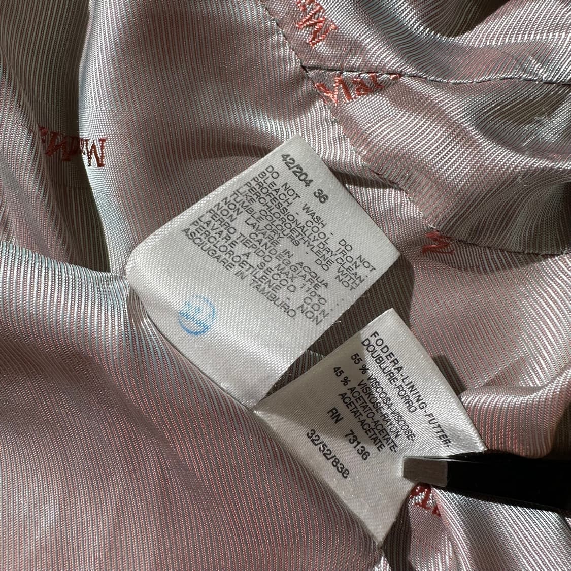 막스마라 울 앙고라 더블 코트 핑크 상품이미지9