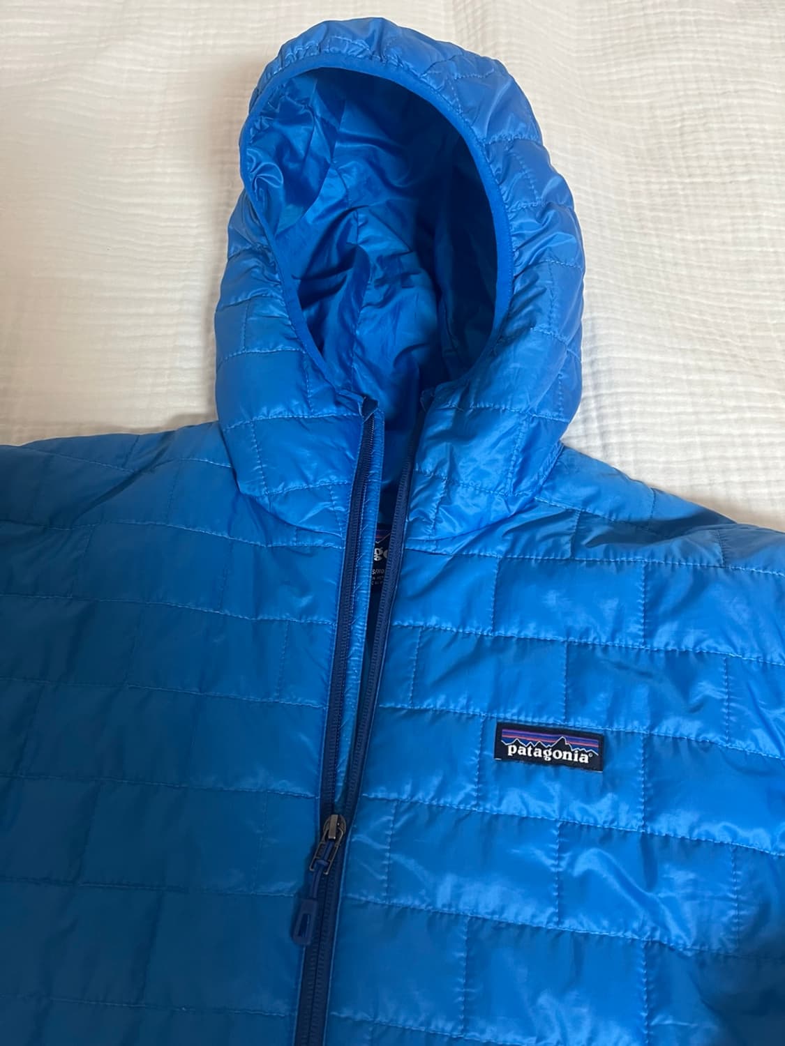 파타고니아 나노퍼프 후디 점퍼 경량 패딩 후드 블루 엠 상품이미지2