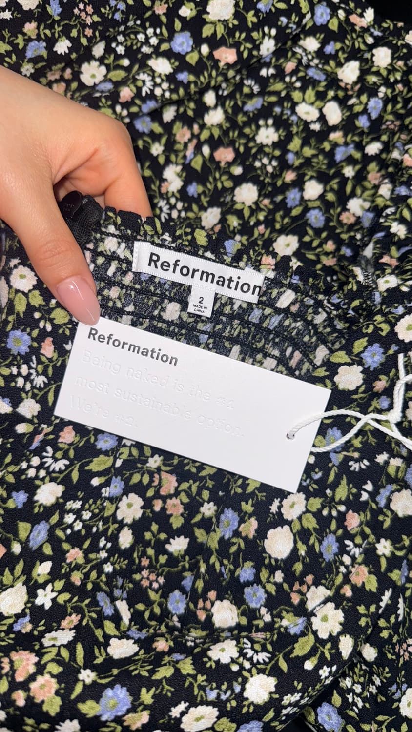 (택o) 고윤정 홍수주 리포메이션 mochi dress 드레스 상품이미지6