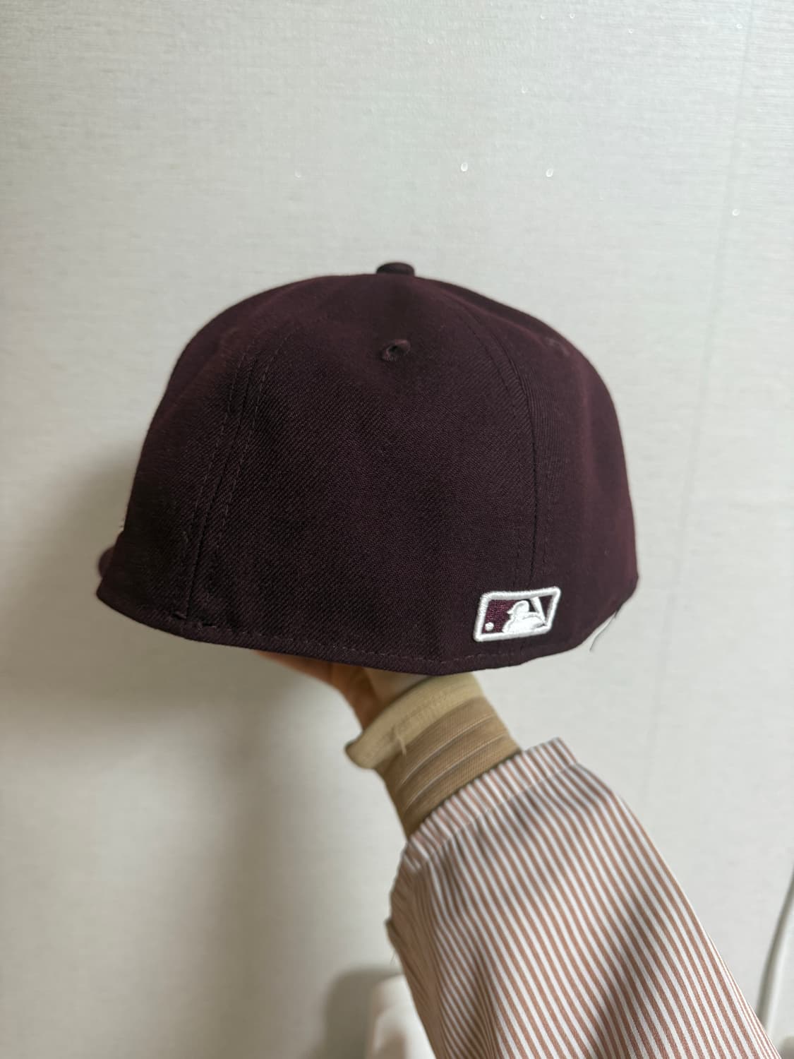 MLB 뉴욕 양키스 베이직 피티드캡 마룬 714 상품이미지3