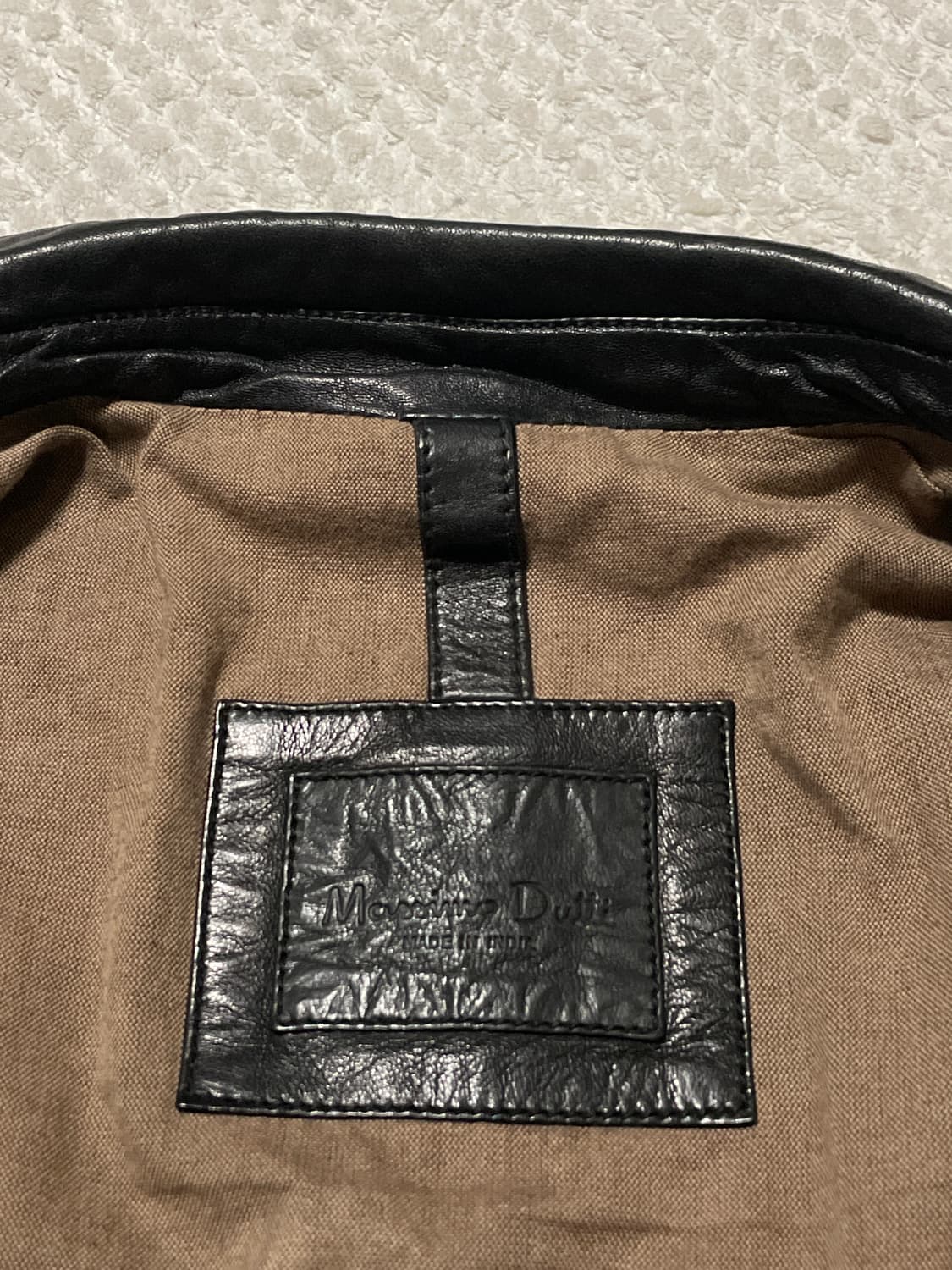 MASSIMO DUTTI 마시모두띠 쉽스킨 양가죽 레더 자켓 상품이미지6