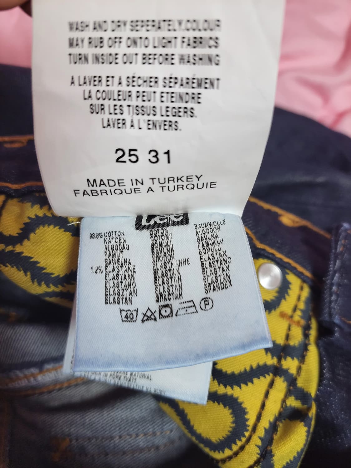 정품)급처새상품!비비안웨스트우드X LEE 콜라보 데님청바지팬츠 매장가30 상품이미지7