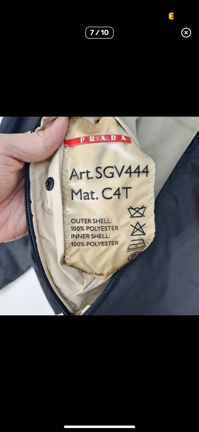 00‘s 프라다스포츠 리버시블 자켓 상품이미지5