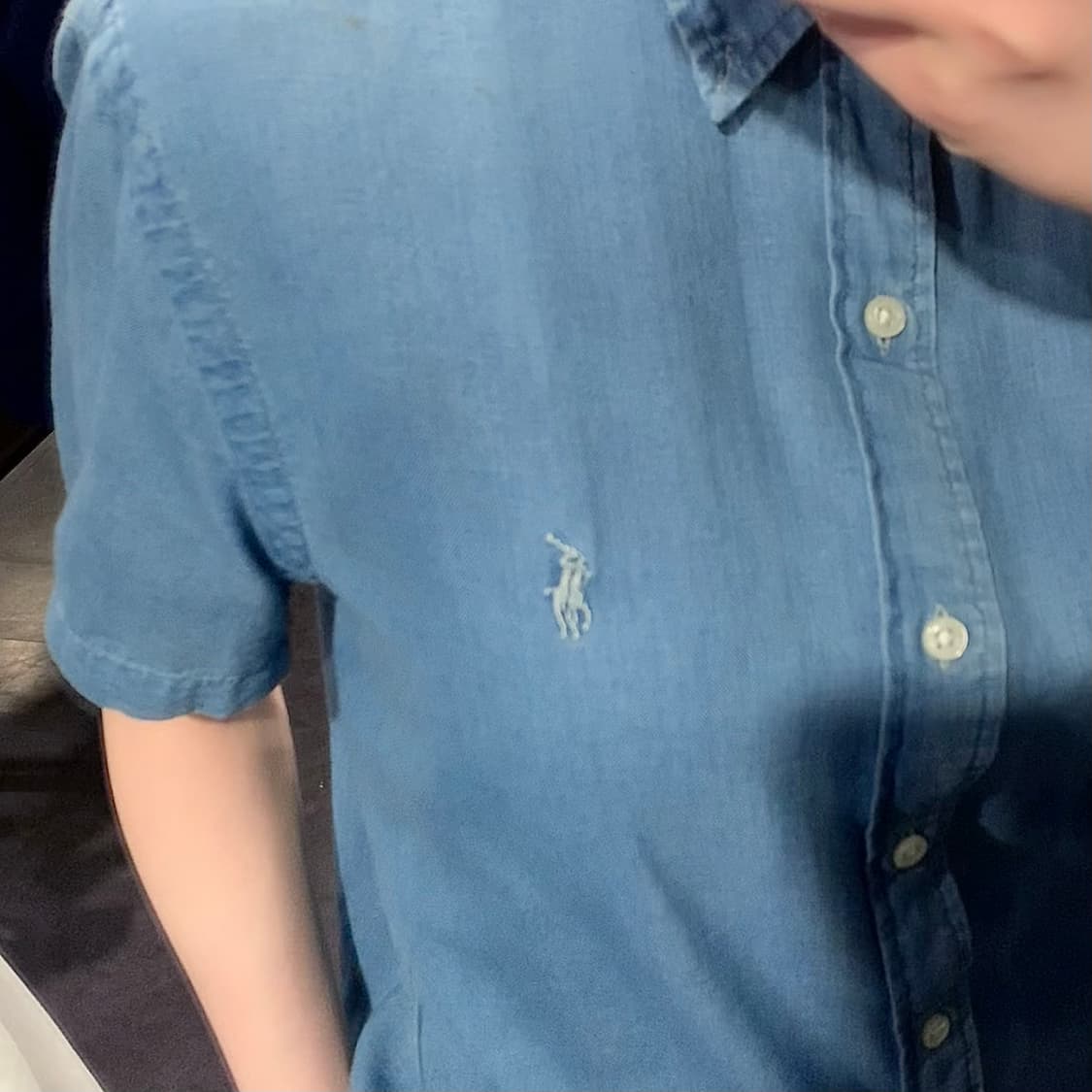 [IM] 폴로 랄프로렌 반팔 셔츠 연청 데님 상품이미지4