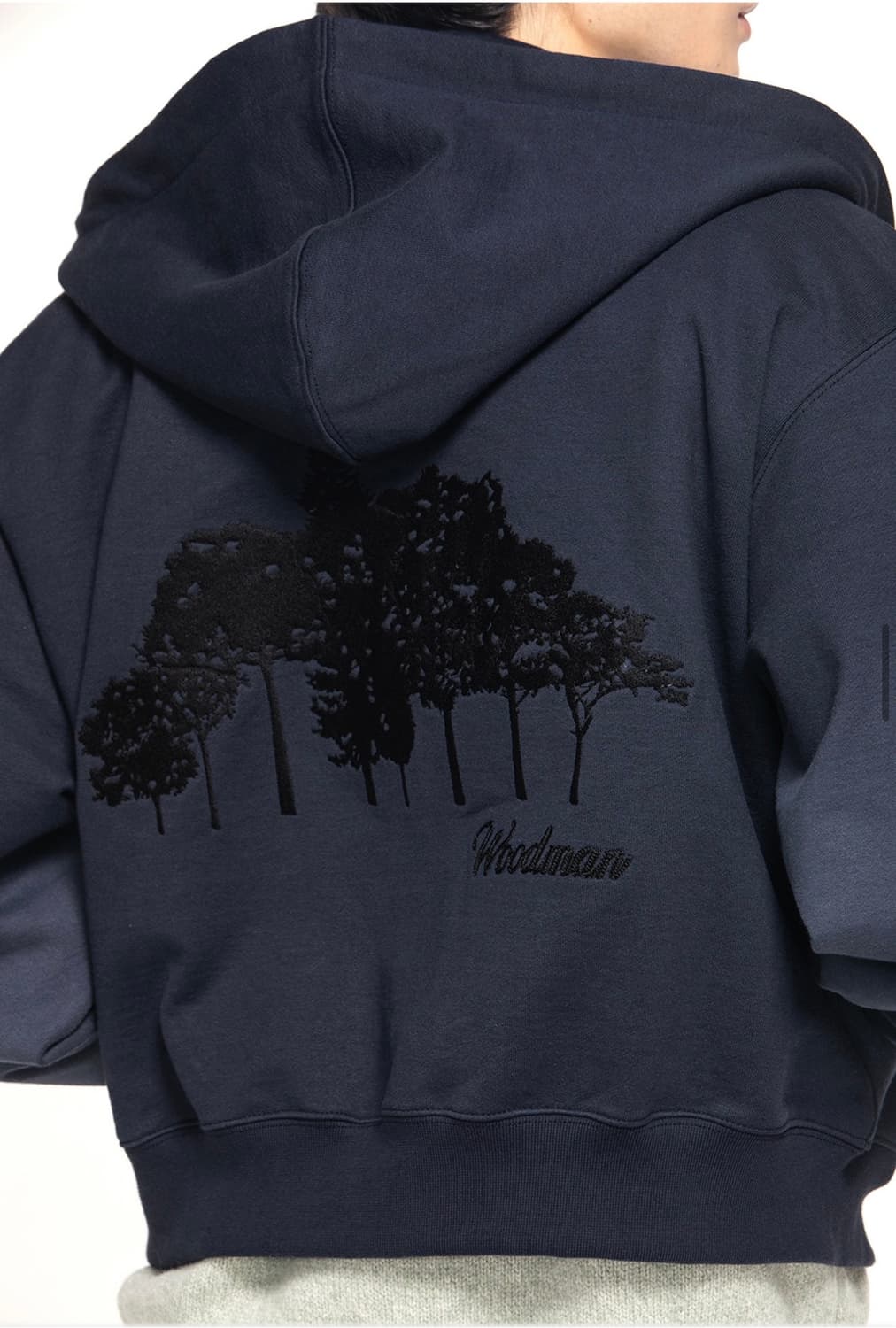 우드먼 포레스트 후드집업 네이비 상품이미지2