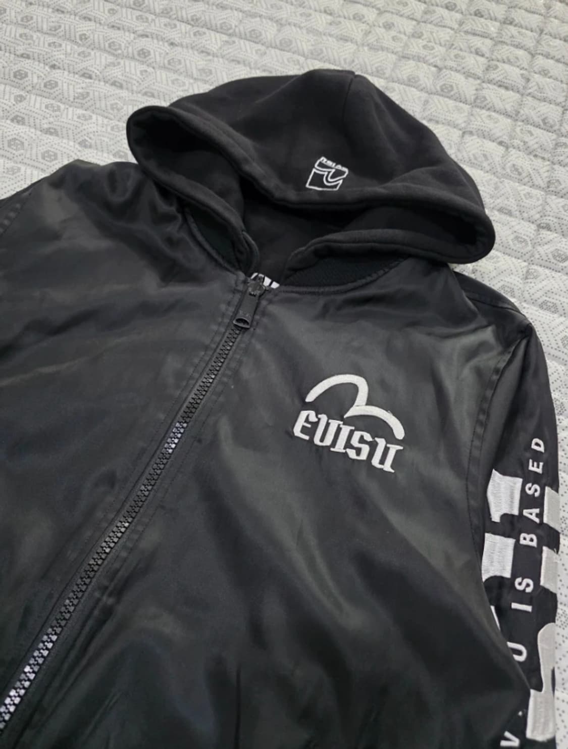 EVISU 에비수 리버시블 블랙 후드 집업 90 상품이미지5