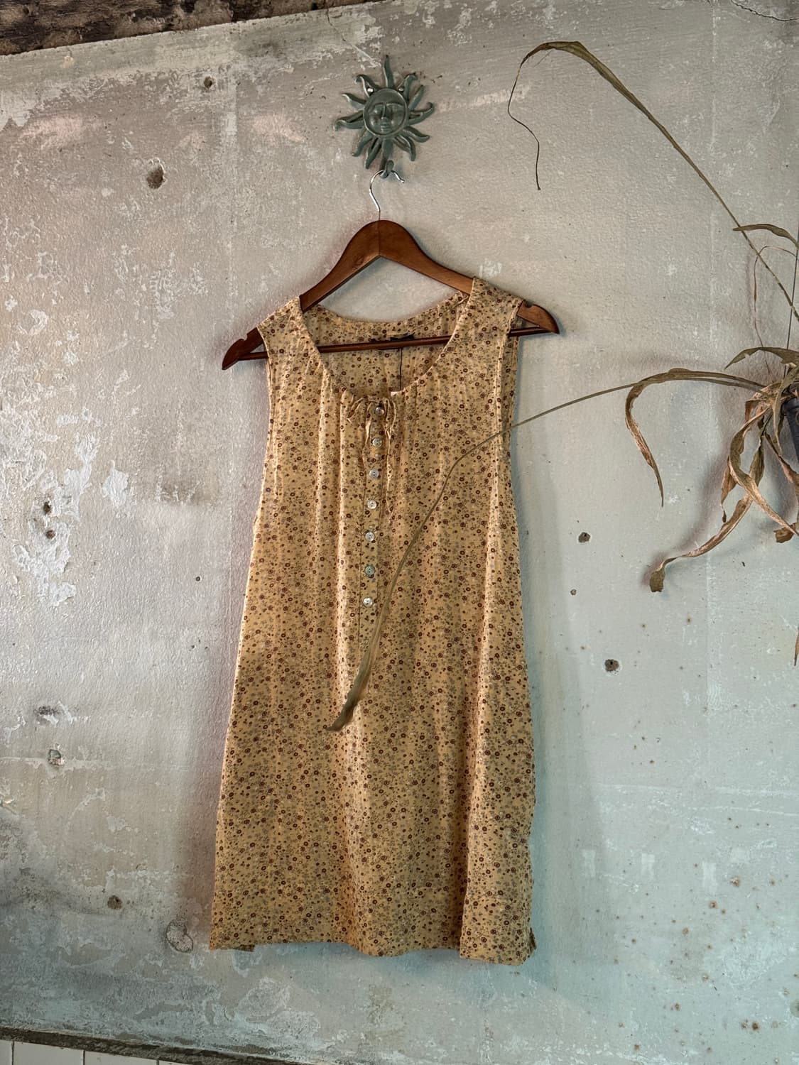 44-66 ) Drug Store's Floral Strap Dress 상품이미지1