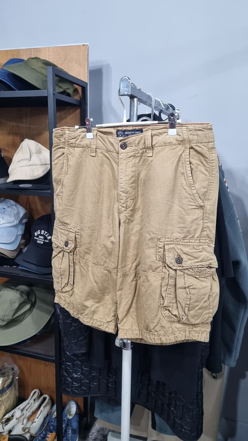 아메리칸이글 베이지색 카고 반바지 34~35 상태깔끔 상품이미지1