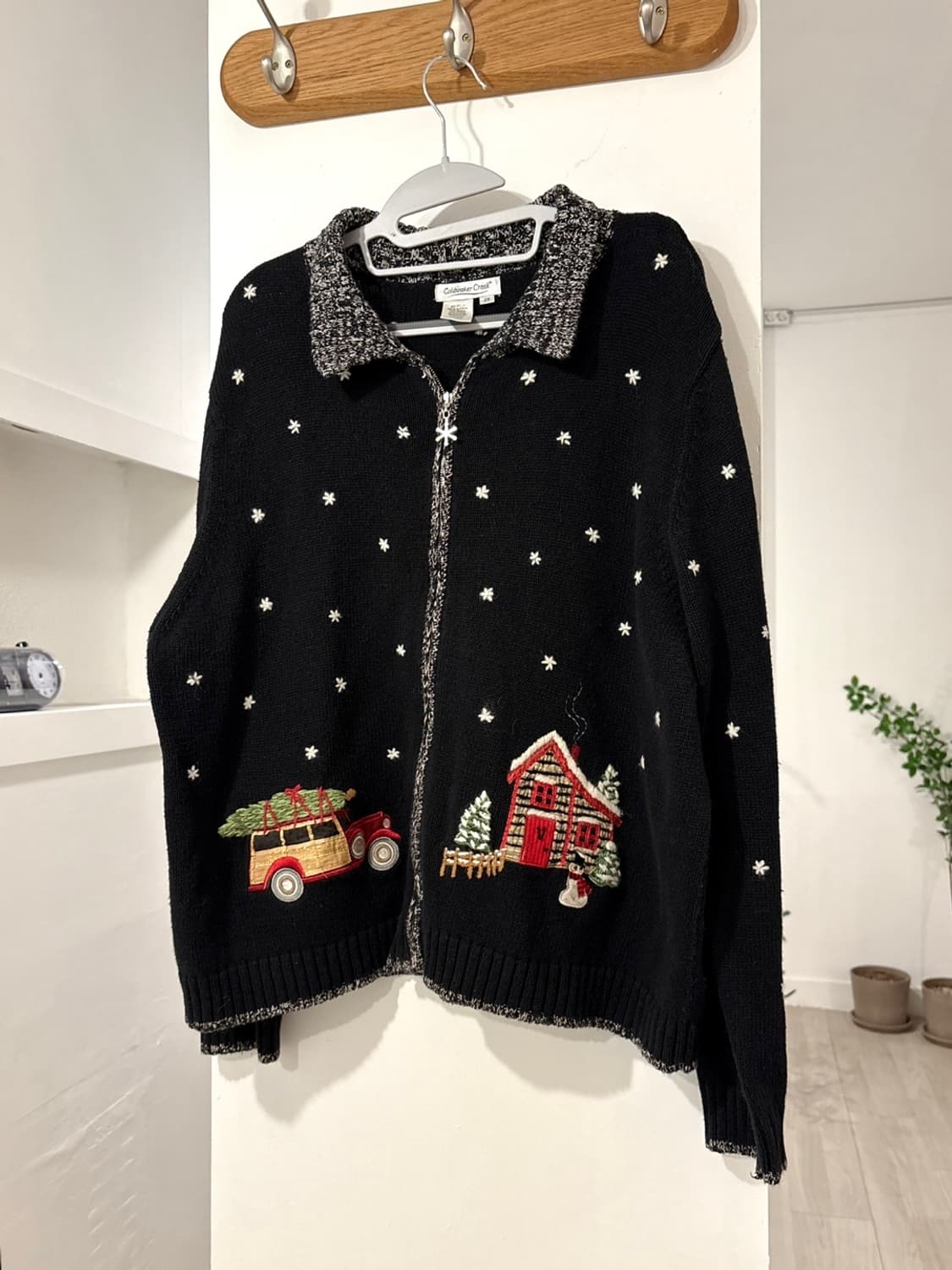 VTG 크리스마스 니트 집업 -G2 상품이미지4