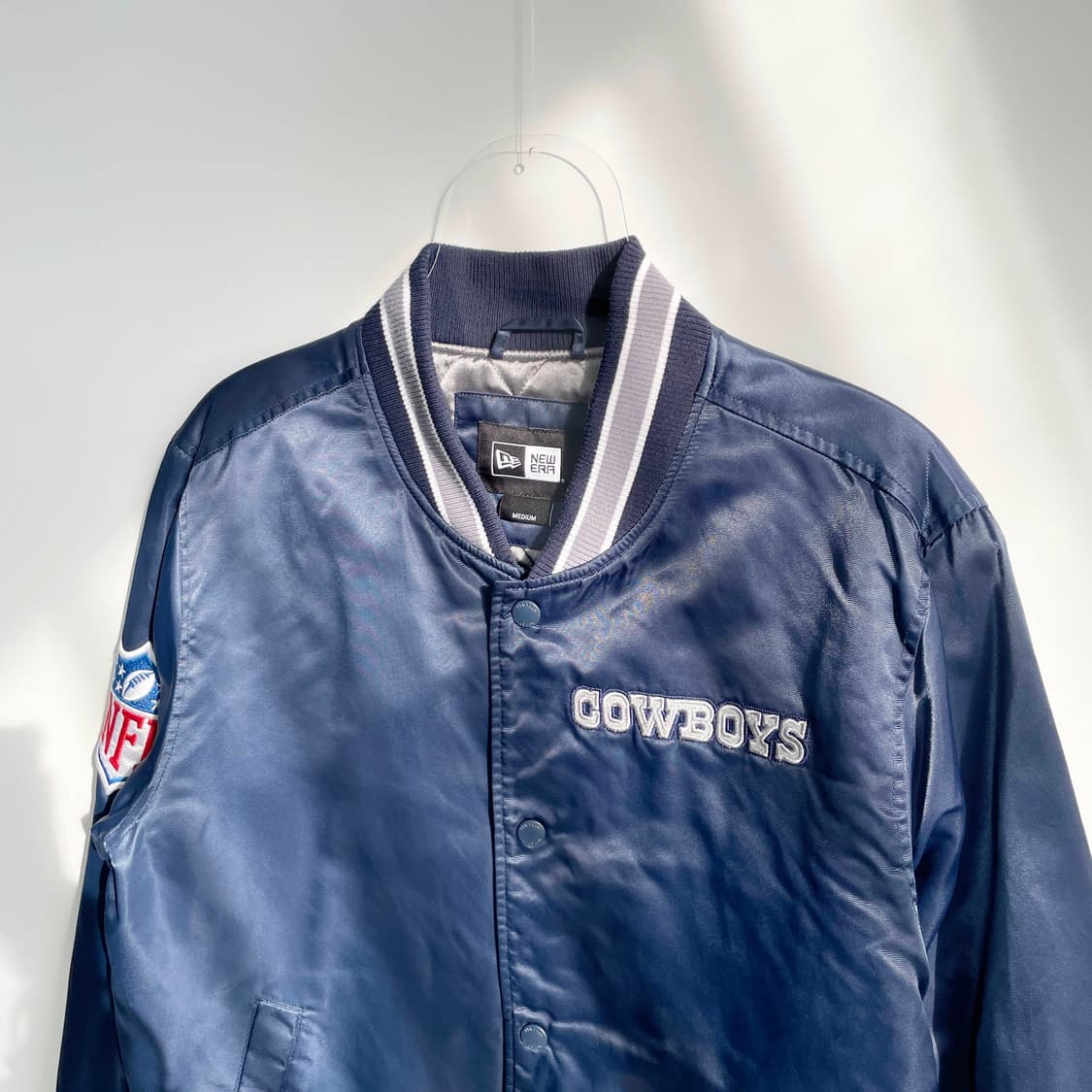 C2 NFL 뉴에라 댈러스 카우보이스 새틴자켓 M사이즈 상품이미지2
