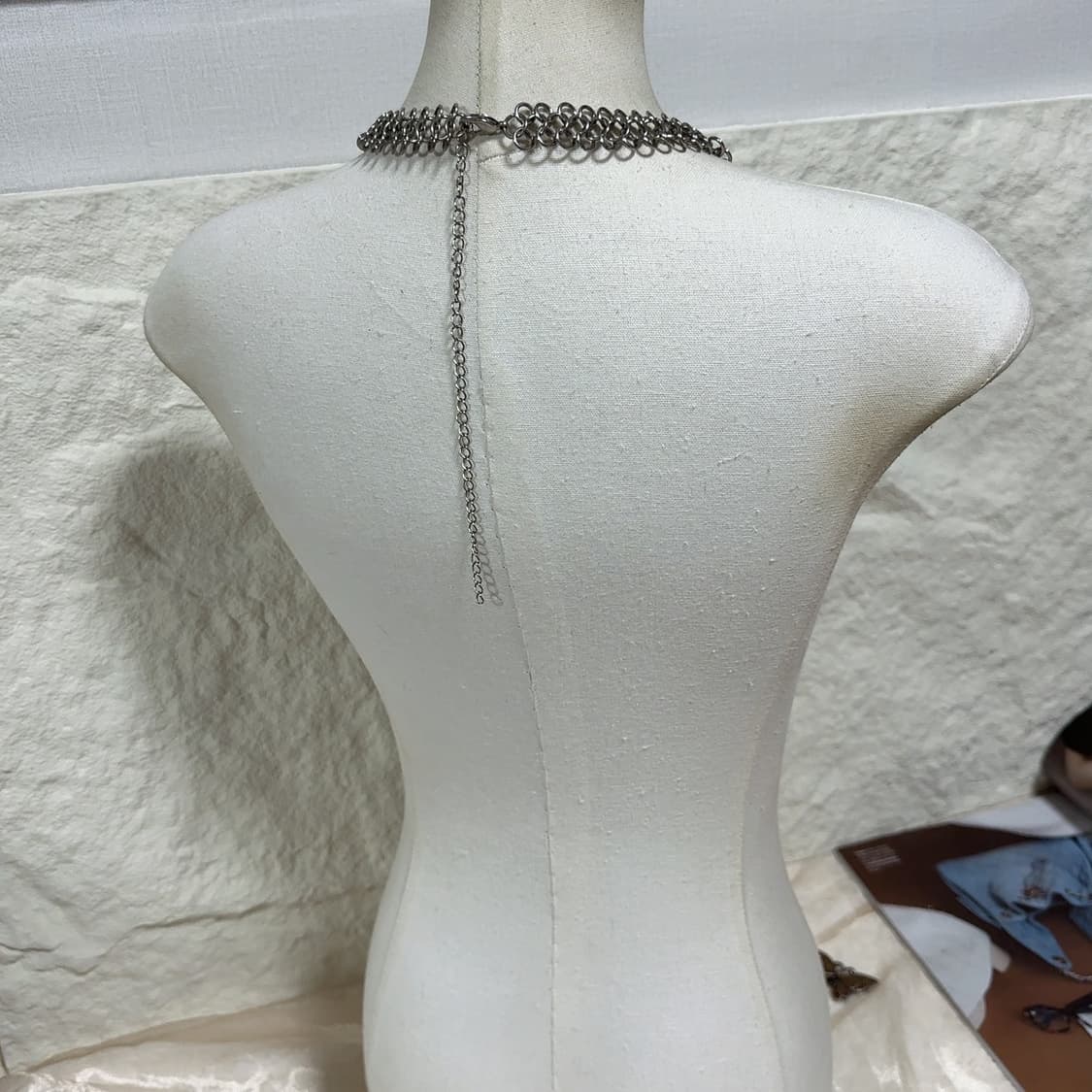 빈티지 고딕 용골 체인 레이어드 듀얼 바디체인 목걸이 허리띠허리체인 상품이미지3