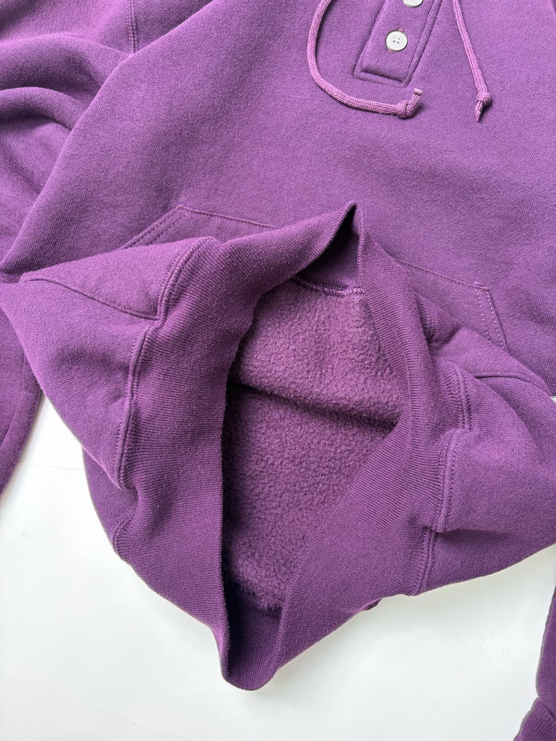 90s Russell Button Hoodie (purple) 상품이미지8