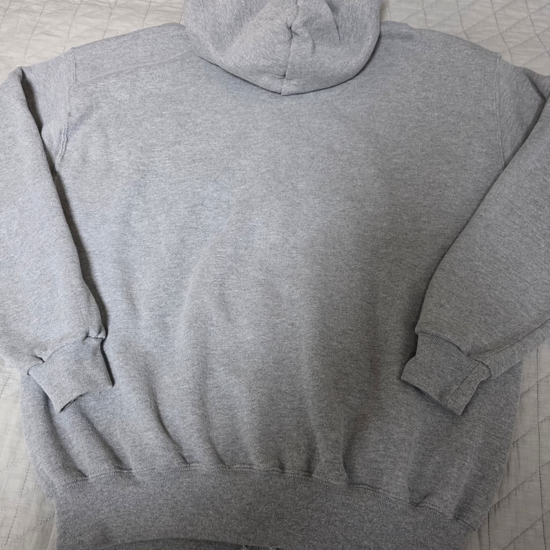 [XL] 90s 러셀 애슬레틱 후드집업 헤더 그레이 ver. 롱 상품이미지5