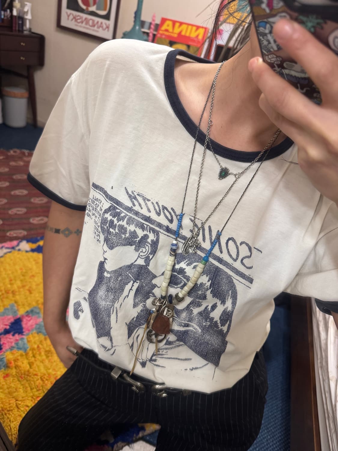 90’s Sonic youth t-shirt  상품이미지5