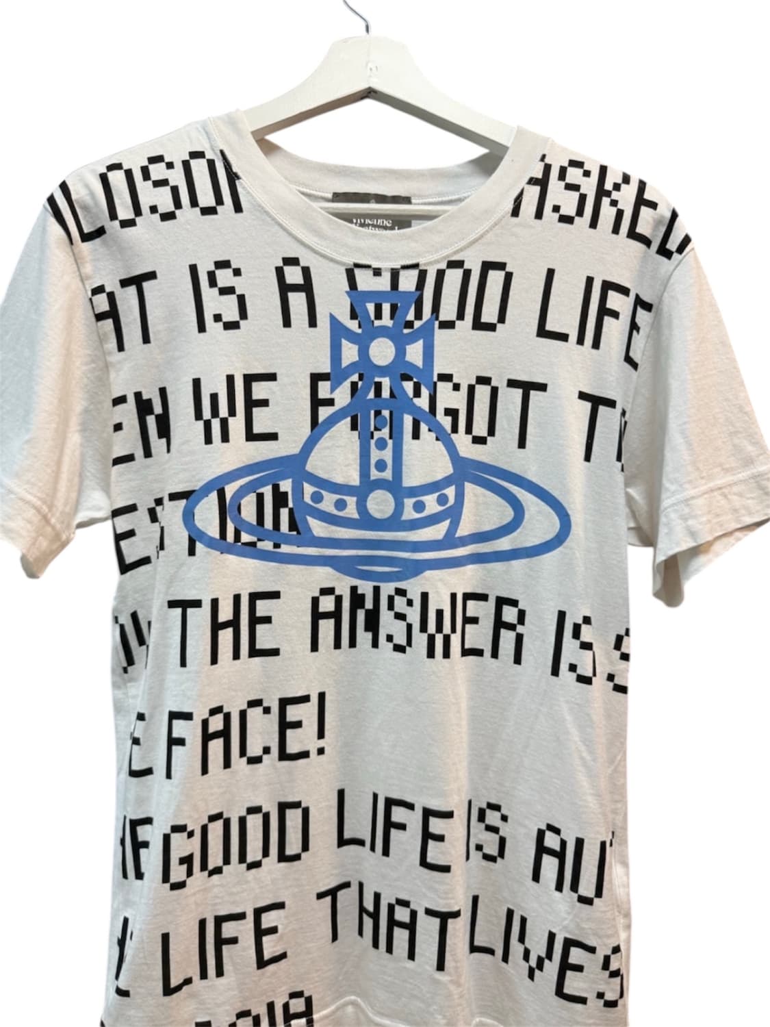 비비안웨스트우드 orb 레터링 티셔츠 상품이미지2