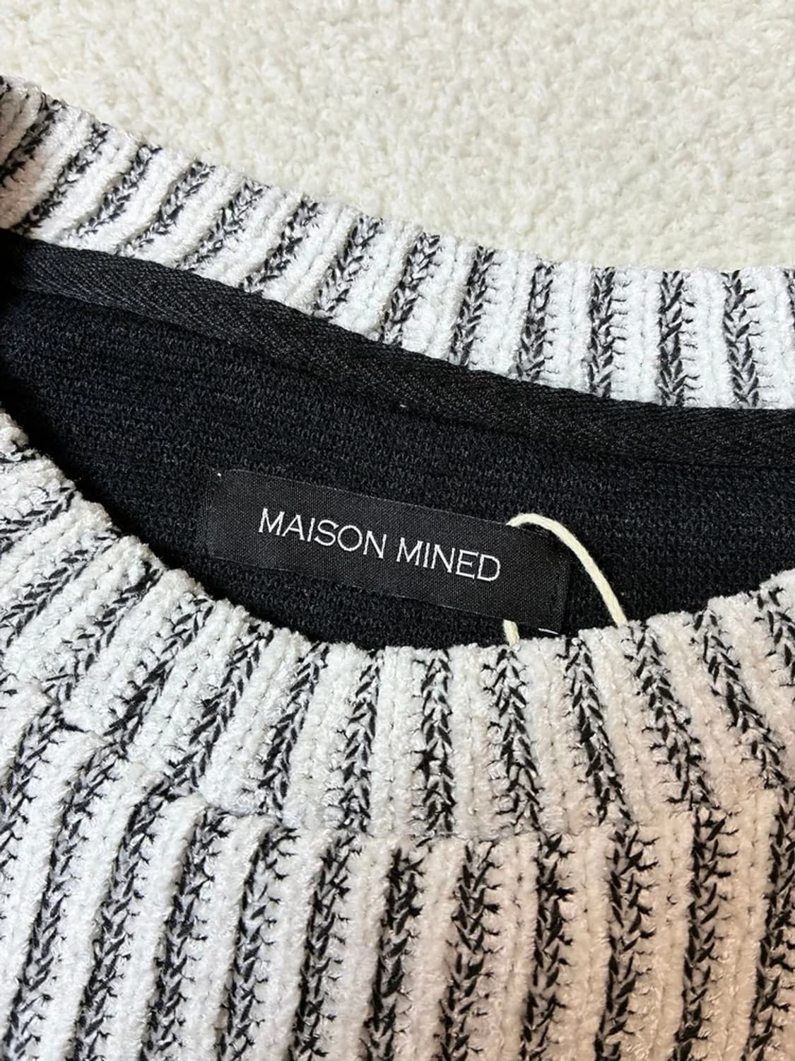 메종미네드 사이드버튼 더블 니트 PN6449 상품이미지4