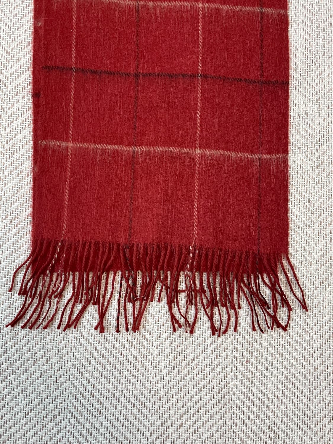 빈티지 클래식 체크 프린지 머플러 J03852 상품이미지2