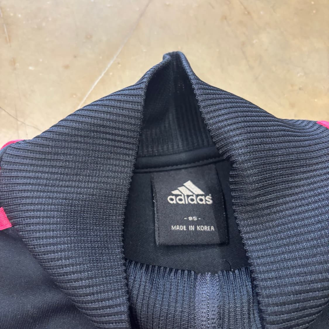 95 아디다스 여성용 핑크 블랙 트랙탑 상품이미지4