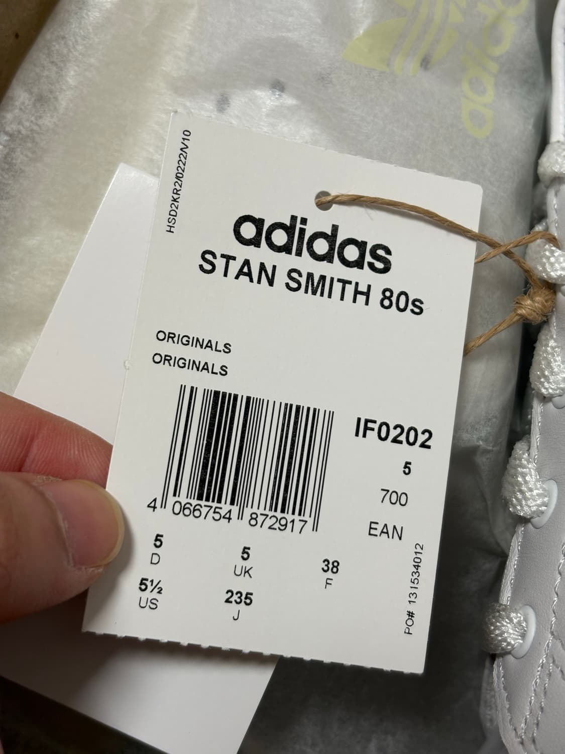 [새상품] 스탠스미스 80s 클라우드 화이트 그린 235/265 상품이미지3
