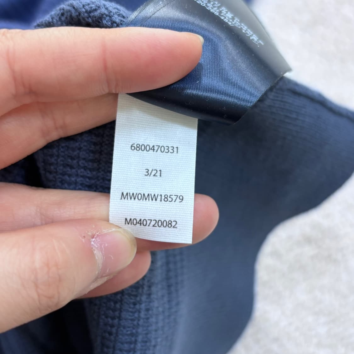 L 타미힐피거 남성 클래식 니트 조끼 0429E 상품이미지5