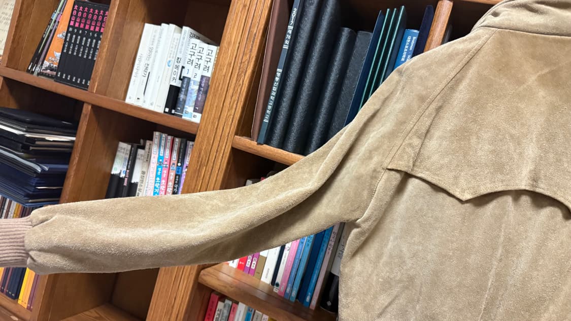 90S polo suede baracuda jacket L 상품이미지4